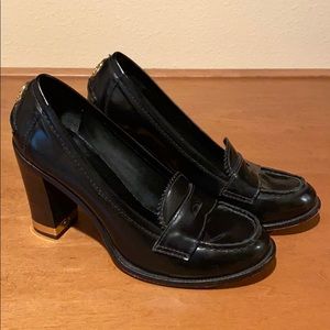 Tory Burch Loafer stacked heels